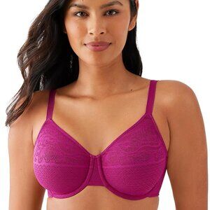 Wacoal 857210 Visual Effects Full Coverage Underwire Minimizer Bra 36DD PINK